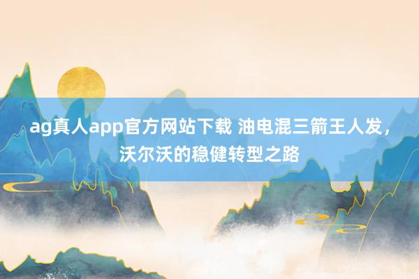 ag真人app官方网站下载 油电混三箭王人发，沃尔沃的稳健转型之路