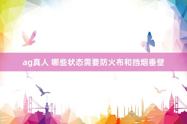 ag真人 哪些状态需要防火布和挡烟垂壁